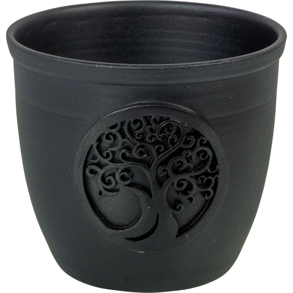 Metal Pot Mini Candle Holder Tree of Life