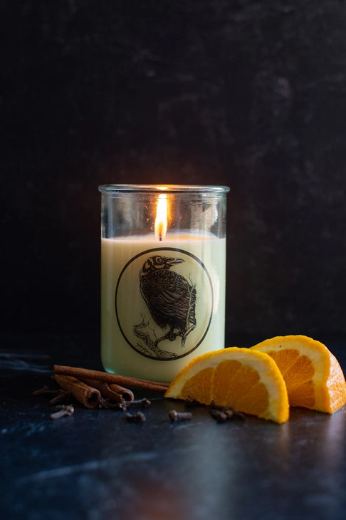 Sea Witch Botanicals Quoth the Raven Soy Candle with Cotton Wick