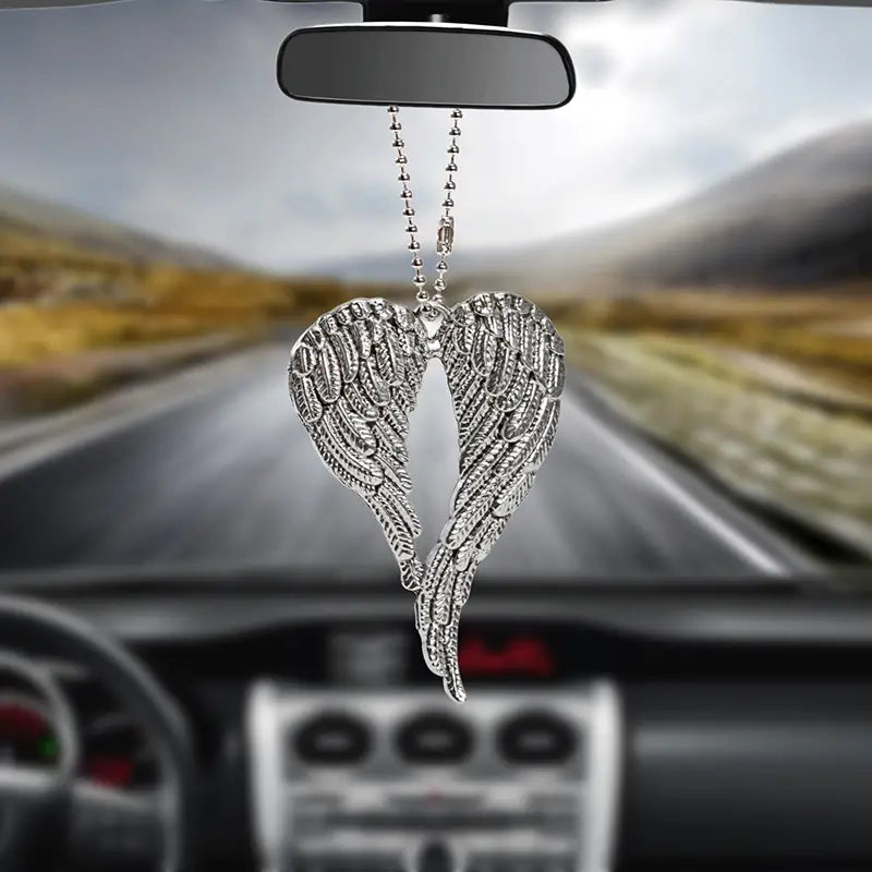 Angel Wings Car Rearview Mirror Hanging