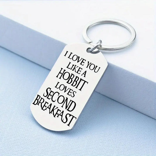 LOTR Hobbit Second Breakfast Keychain