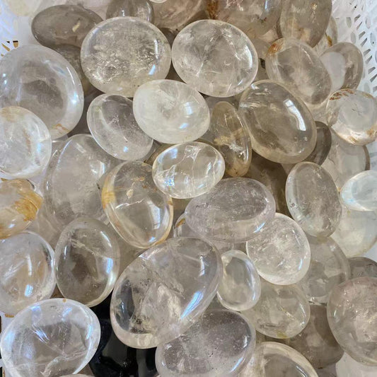 Clear Quartz Palm Stone