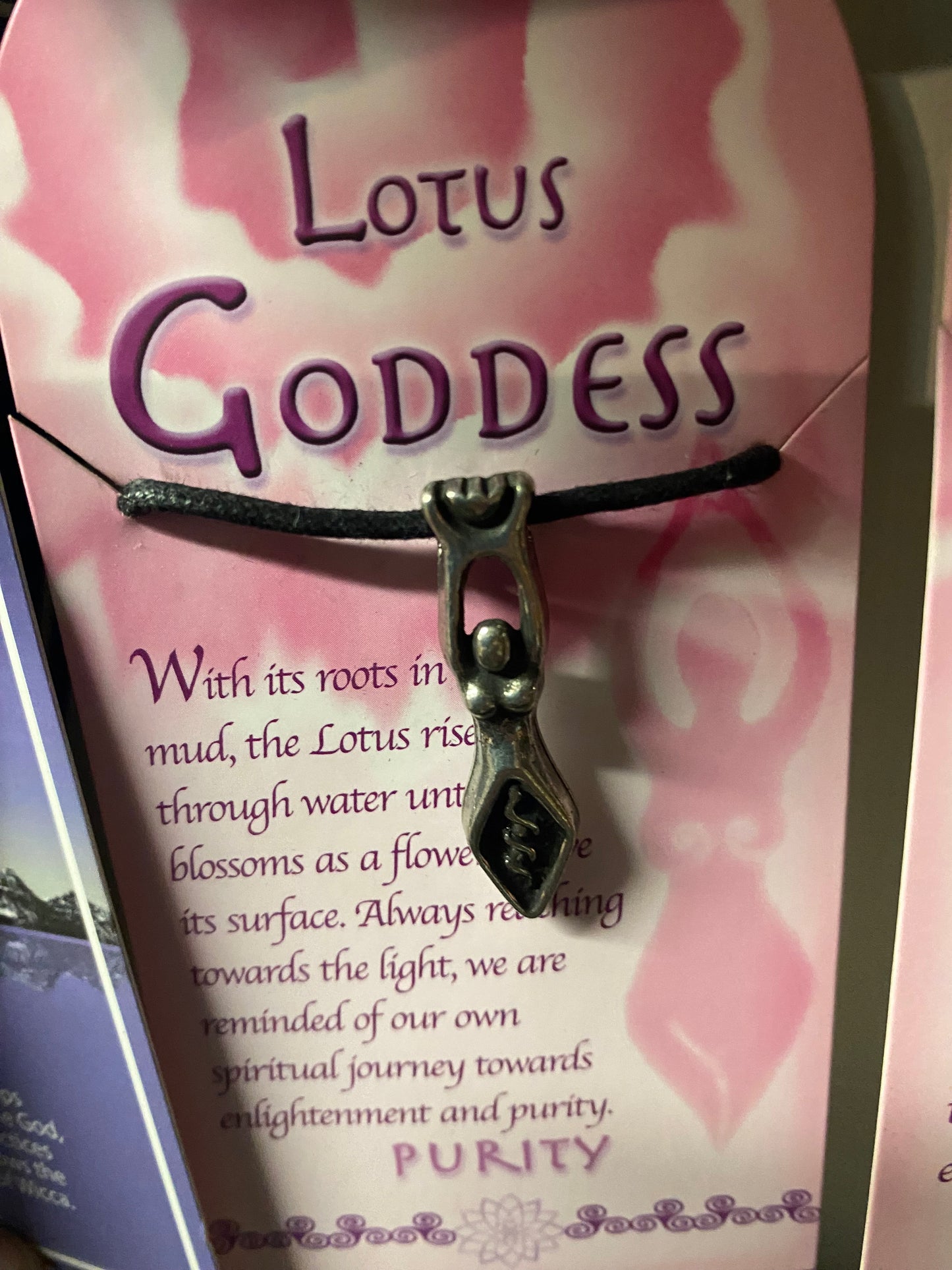 Lotus Goddess amulet