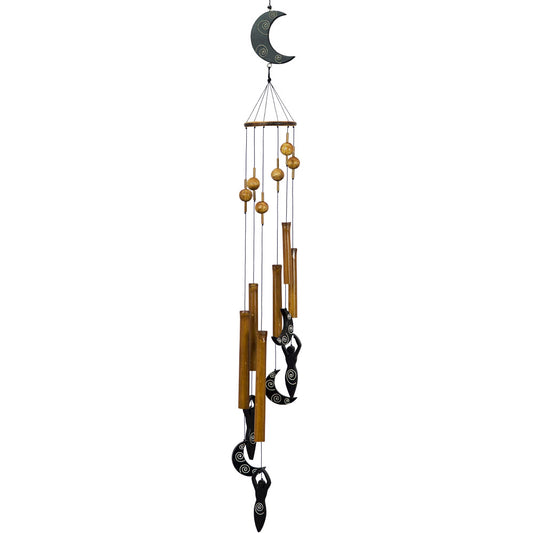 Bamboo Windchime Moon Goddess