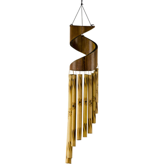 Bamboo Windchime Spiral