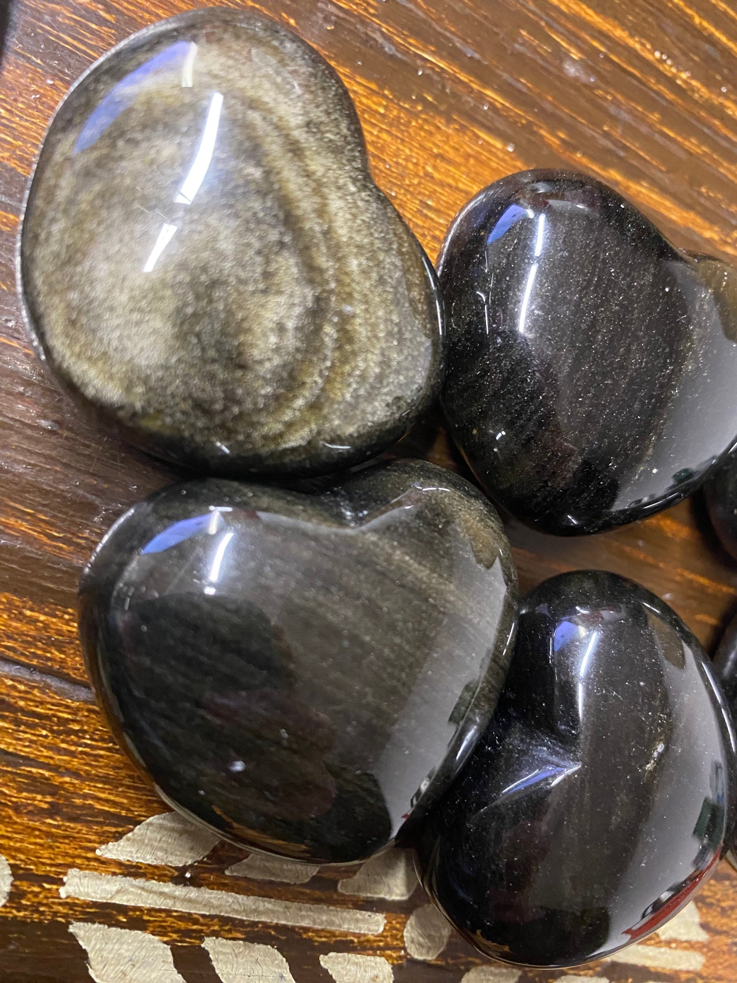 2" Obsidian, Golden heart