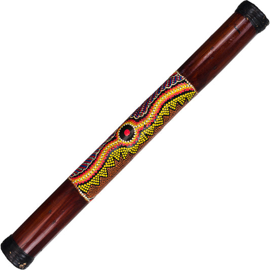 Brown Painted Rainstick Large