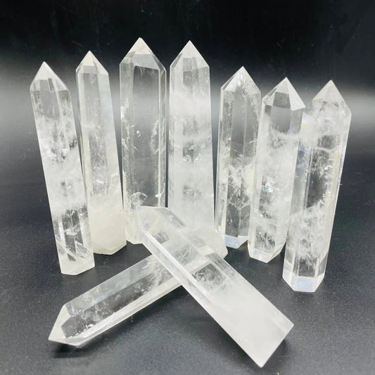 Clear Quartz Crystal Tower Points 4-6" Tall