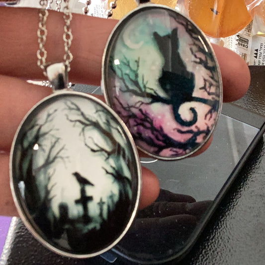 Resin necklace