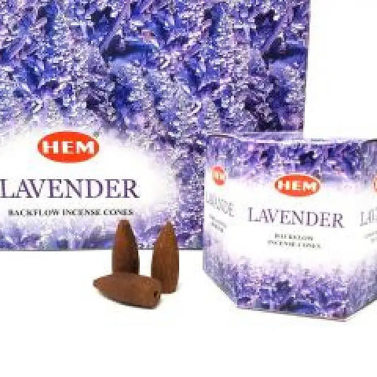 HEM Backflow Incense Cones in Lavender