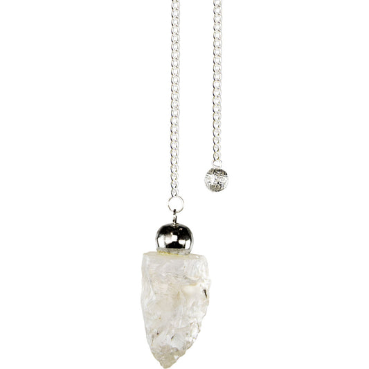 Rough Pendulum Clear Quartz