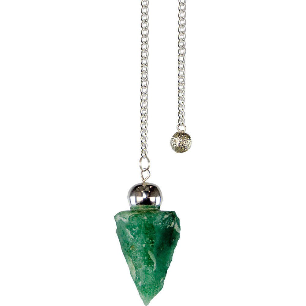 Rough Pendulum Green Aventurine