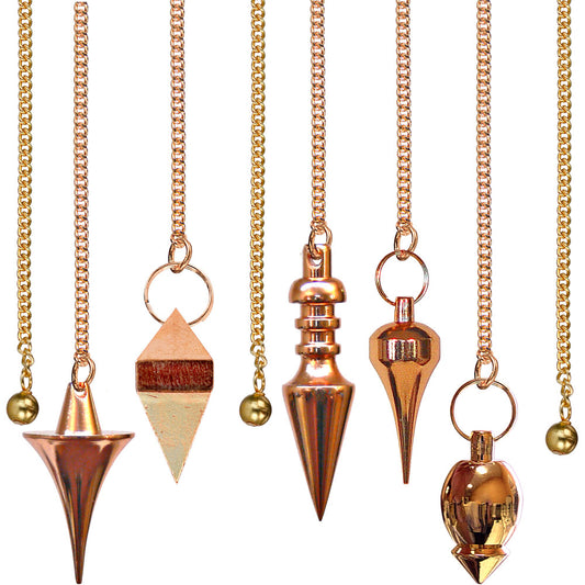 Metal Pendulum Pro Assorted shapes Copper