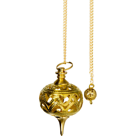 Metal Pendulum Jali - Gold