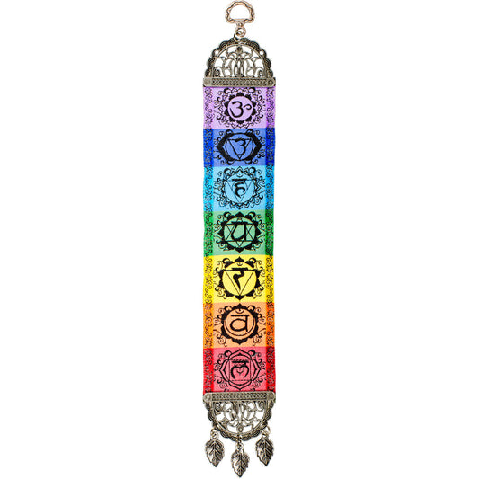 Door Hanging Woven Narrow Carpet 7 Chakras