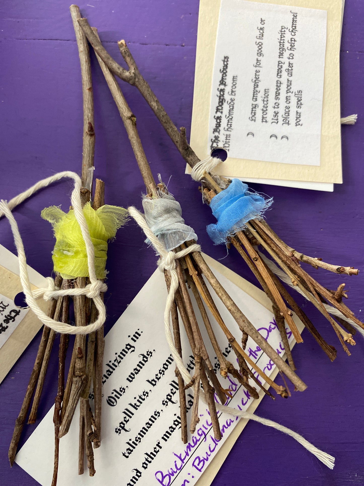 Mini Besom Brooms by The Buck Magick