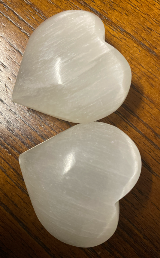 Selenite Heart