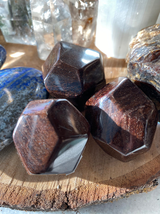 Large Garnet Dodecahedron