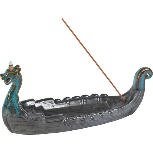 Ceramic Incense Holder - Viking Ship