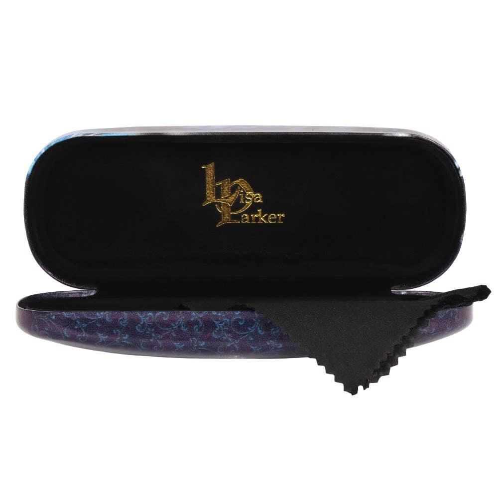 Quiet Reflection Wolf Glasses Case by Lisa Parker