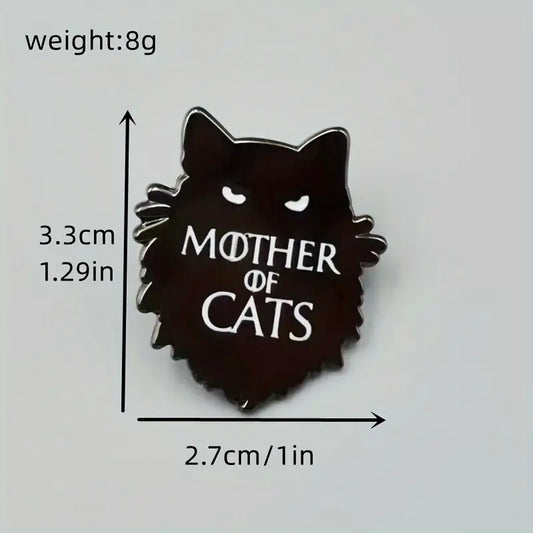 Mother of Cats Pin