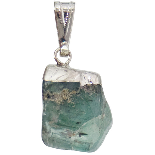 Emerald Tumbled Stone Pendant