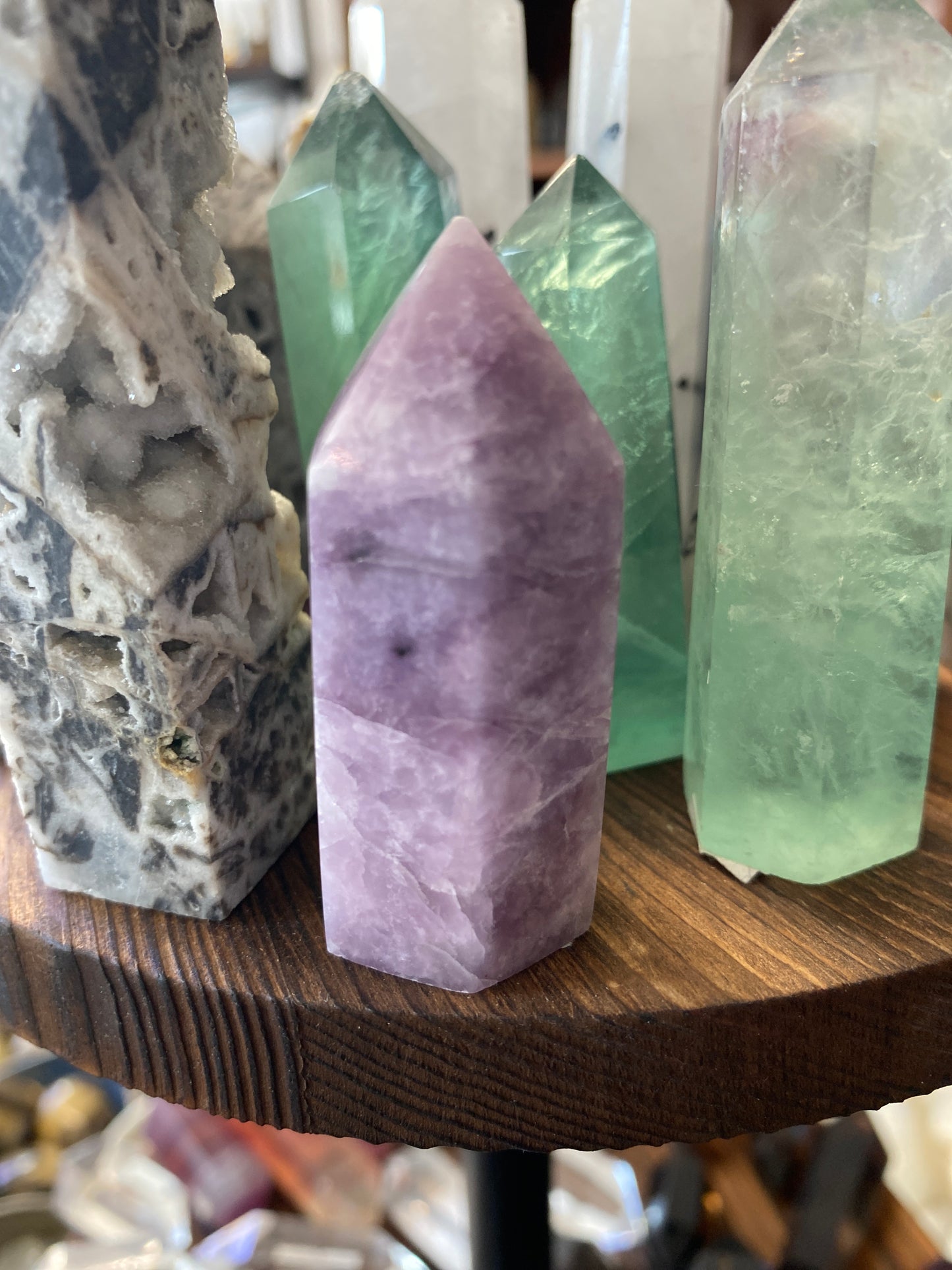 Lepidolite Tower