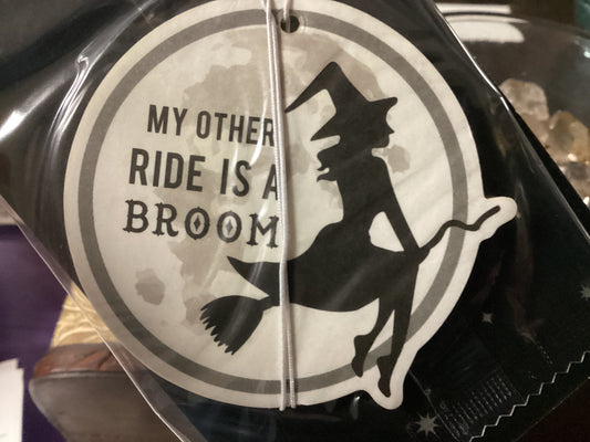 Broomstick air freshener