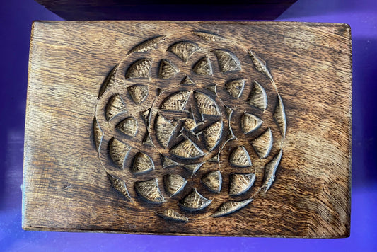 Celtic Circle Pentagram Box