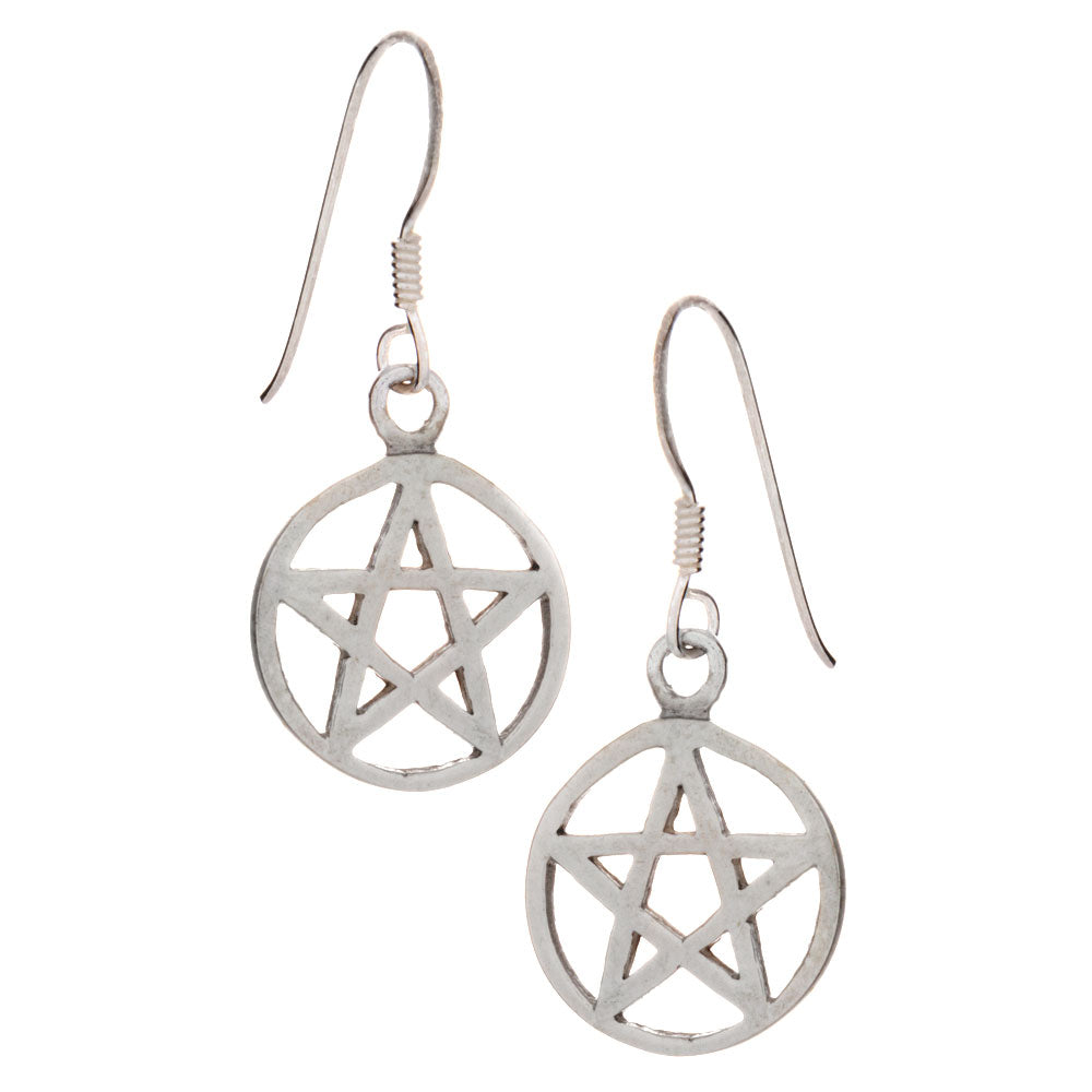 Traditional Pentacle Earrings