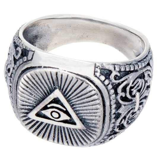 All Seeing Eye Ring -Size 8