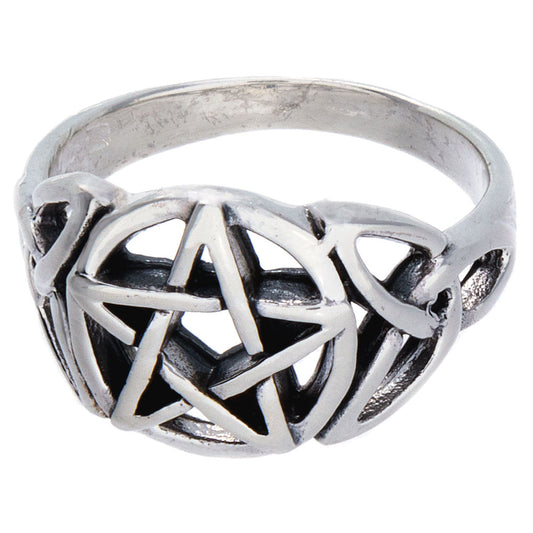 Sterling Silver Pentacle Ring