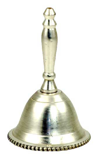 Unadorned altar bell 2 1/2"