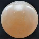 2 " - 3" Orange Selenite gazing ball
