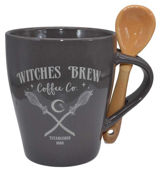 4" Witches Brew mug & Spoon set