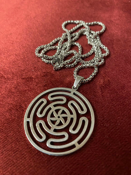 Wheel of Hekate Necklace Hecate