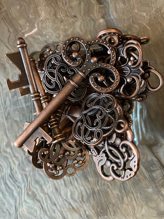Hekate - Magickal Charm Keys - Hecate Large Copper Color