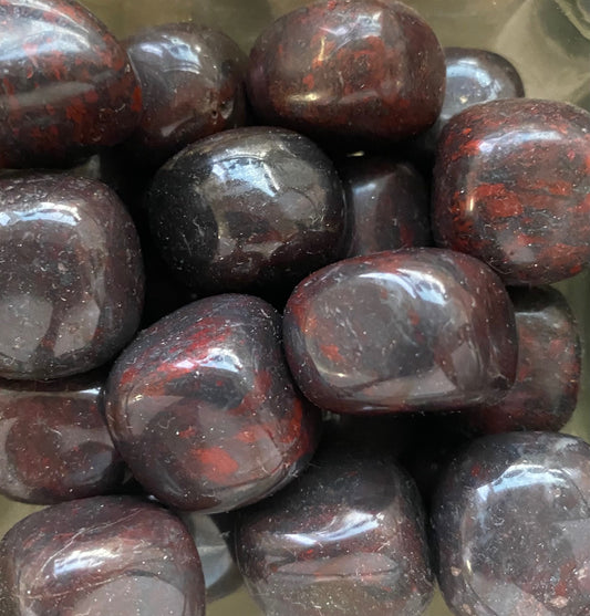 Hematite tumbled stones