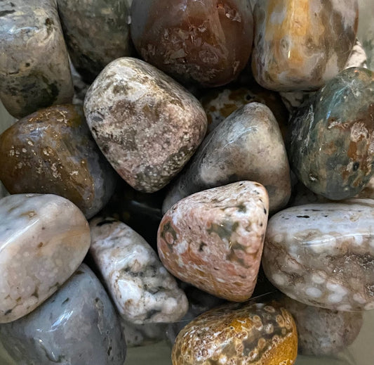 Ocean Jasper Tumbled Stone