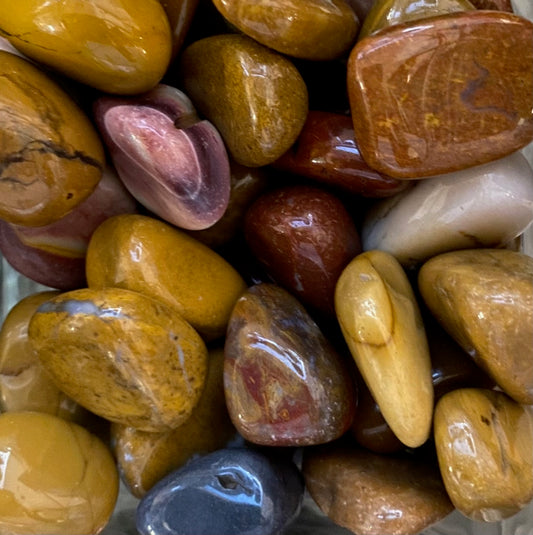 Mookaite tumbled stones