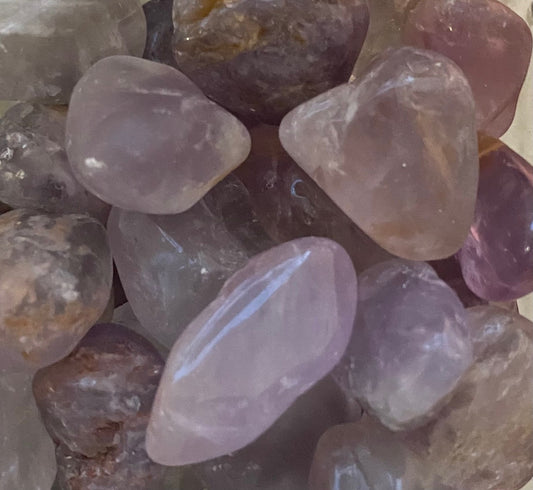 Ametrine tumbled stones