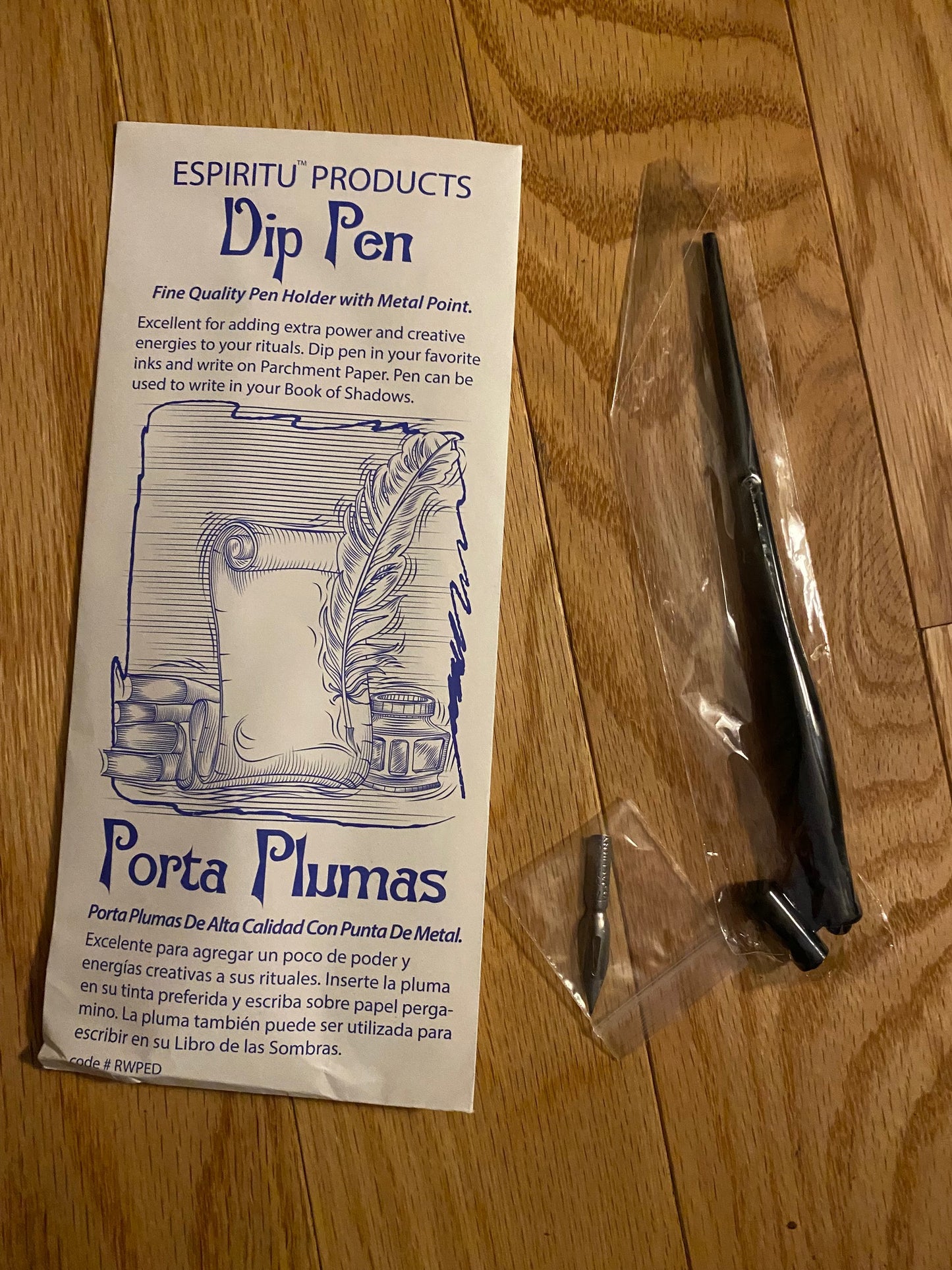 Dip Pen in envelope