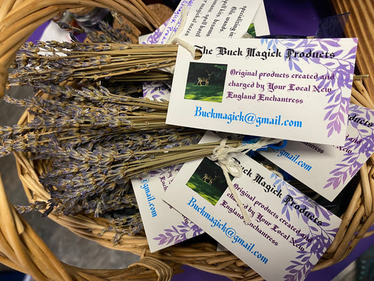 The Buck Magick Dried Lavender Hanging Sprigs