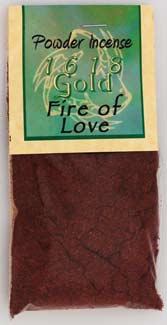 Fire of Love powder incense 1oz