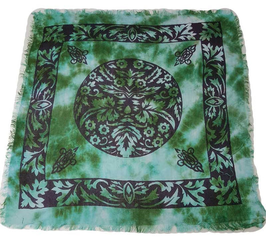 Green Man Altar Cloth 36x36”