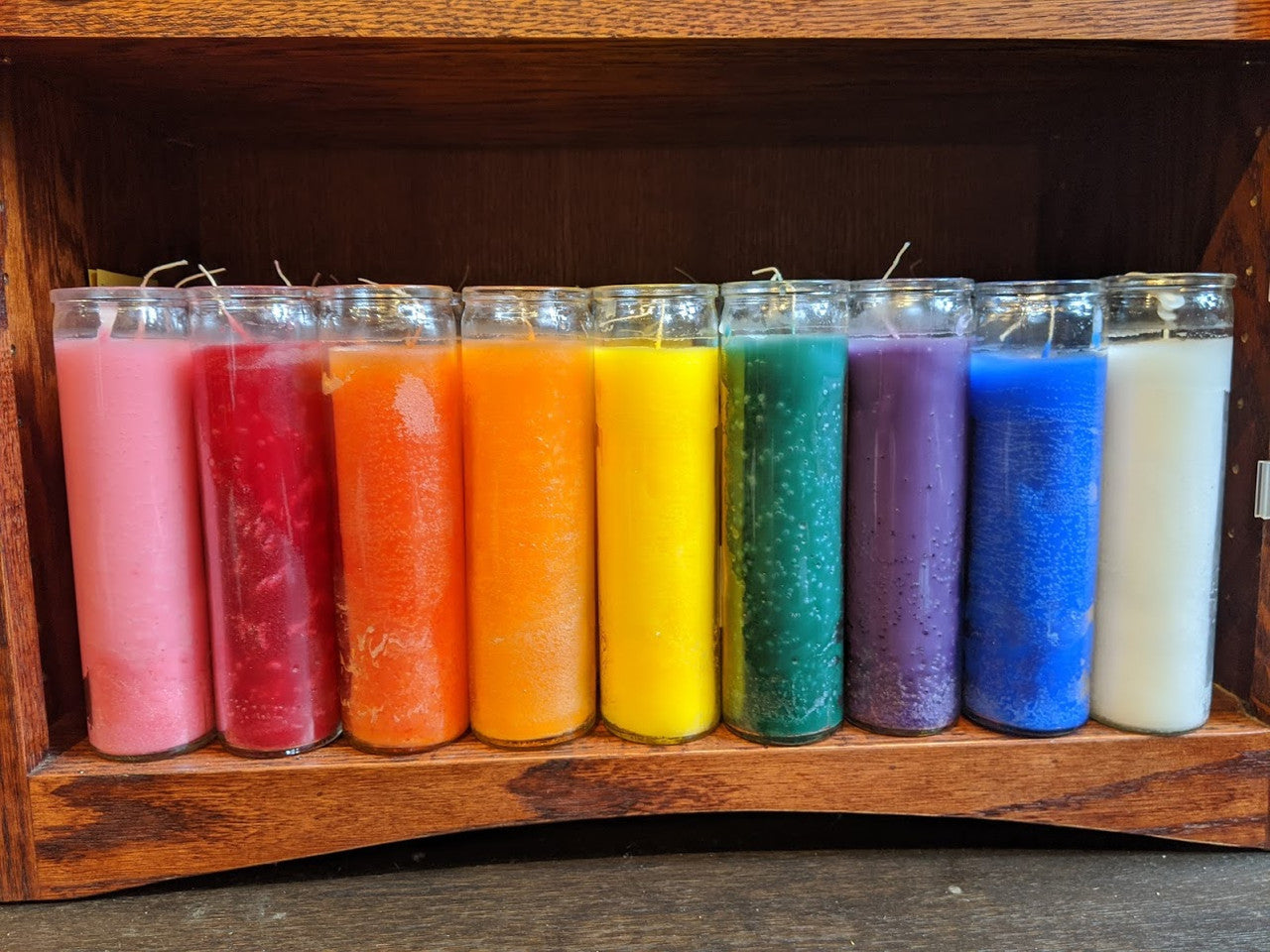 7 Day Candles Colored - Charged or Not