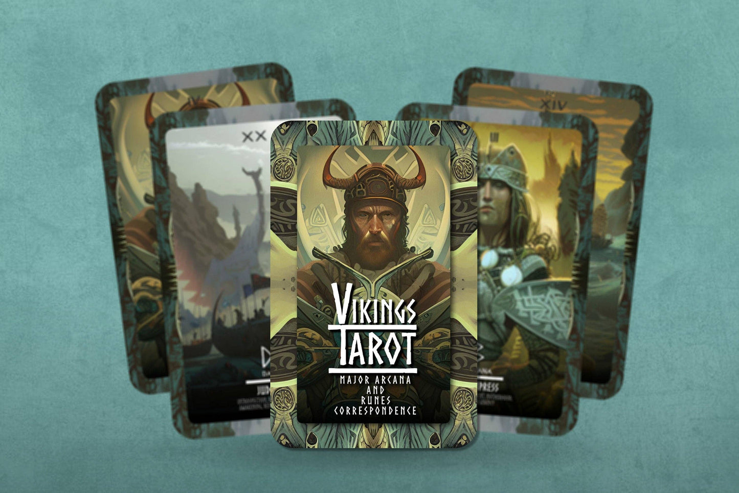 Vikings Tarot - Norse Cards - Major Arcana - Runes - Nordic