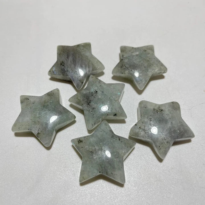 Labradorite Moon & Stars