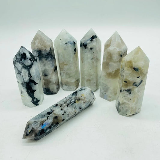 Natural Moonstone Tower Points