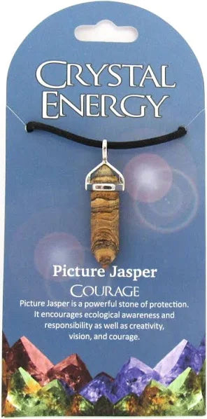 Crystal Energy Double Terminated Crystal Necklace on Cord