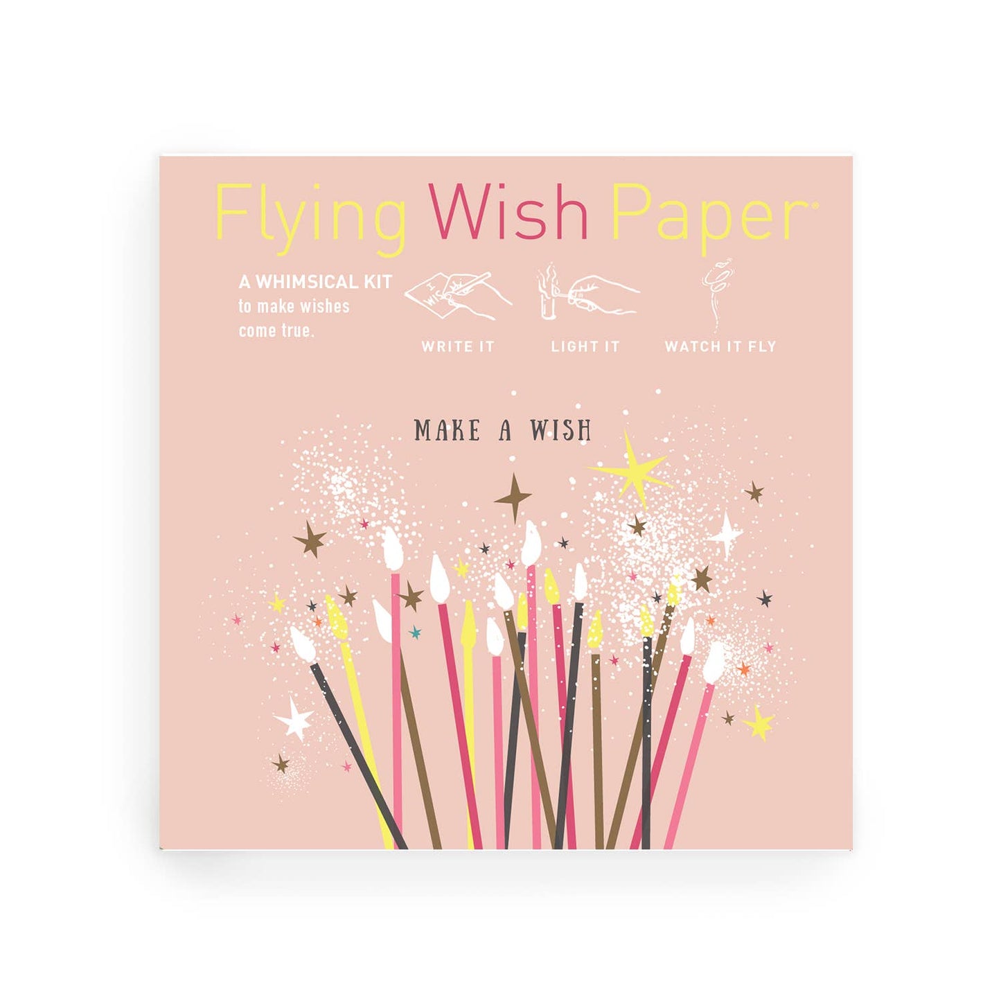 MAKE A WISH BIRTHDAY / Mini kit with 15 Wishes + accessories